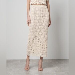 NWT MaxMara Max&Co Crochet Skirt Midi Maxi Women’s Small
